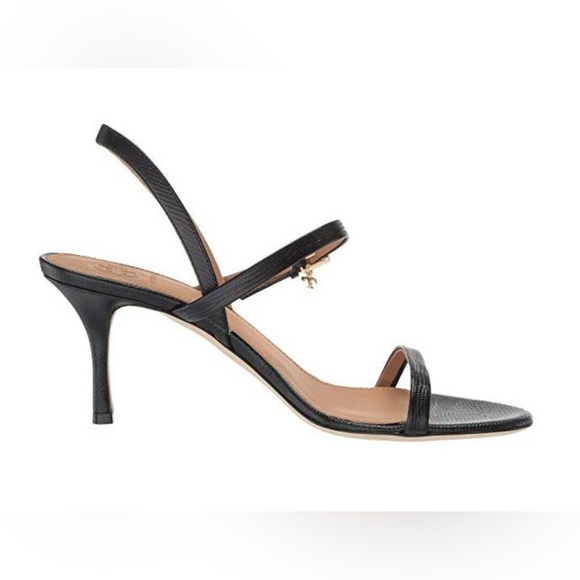Tory Burch Penelope 65MM Elegant Black Slingback Sandals Heels 8.5